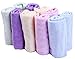 Moolecole Bamboo Fiber Baby Washcloths Extra Soft Towel for Baby Absorbent and Reusable Baby Wipes Excellent Baby Gift Set,10-Pack