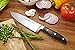 COZILIFE Chef Knife - Eagle Series, 8 Chefs Knife, Mirror Poilished, Forged Blade, Full Tang, German Steel, Pakka Wood Handle.