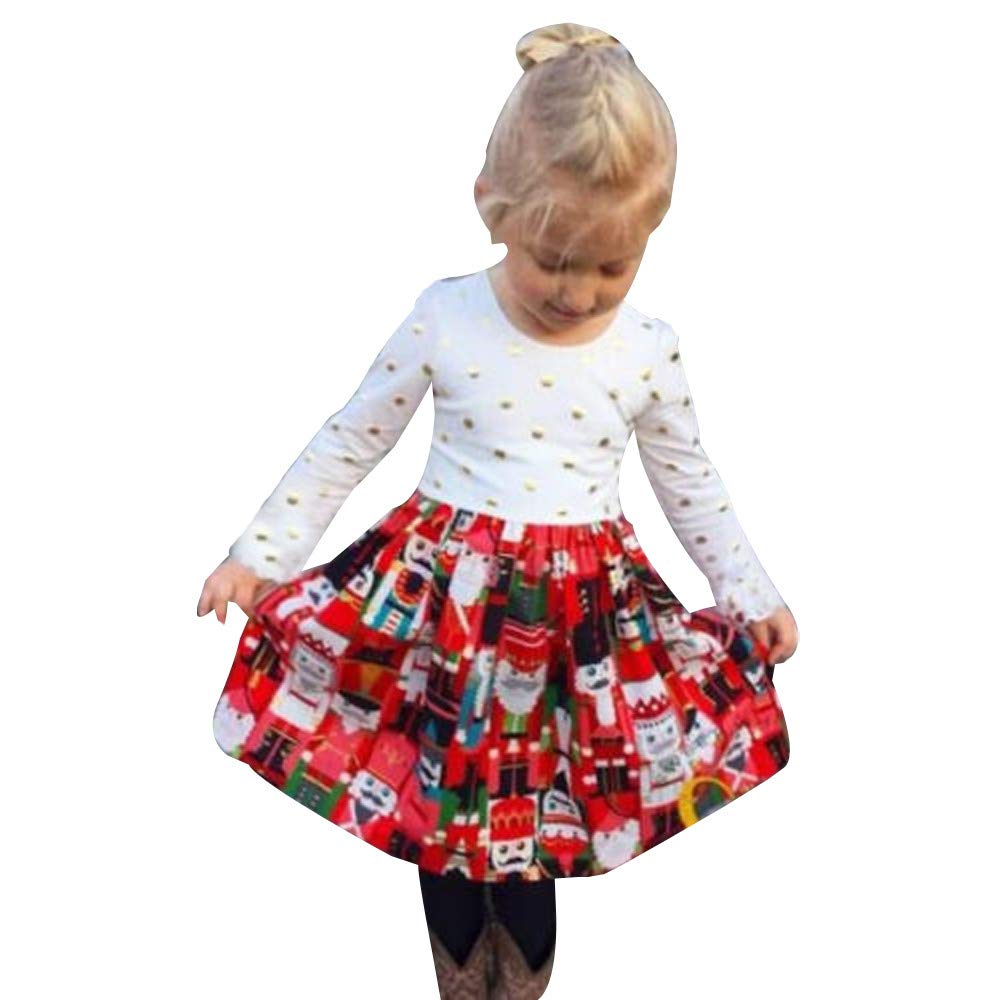 baby girl long sleeve christmas dress