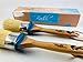 Round Chalked Paint Wax Professional Brush, Painting or Waxing, Dark & Clear Soft Wax, Furniture, Stencils, Home Decor, Wood, Large Brushes with Natural Bristles (2 Pack) (2)