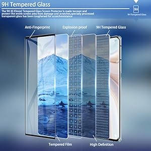 GEEMEE Per Oppo Reno 4 PRO Pellicola Vetro Temperato, 9H Protezione Schermo, Anti Graffi HD Trasparenza Protettiva… - immagine 3