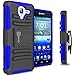 Kyocera Hydro View Case, Hydro Shore Case, Hydro Reach Case CoverON [Explorer Series] Holster Hybrid Armor Belt Clip Hard Phone Cover For Kyocera Hydro View / Hydro Reach / Hydro Shore Case -Blue