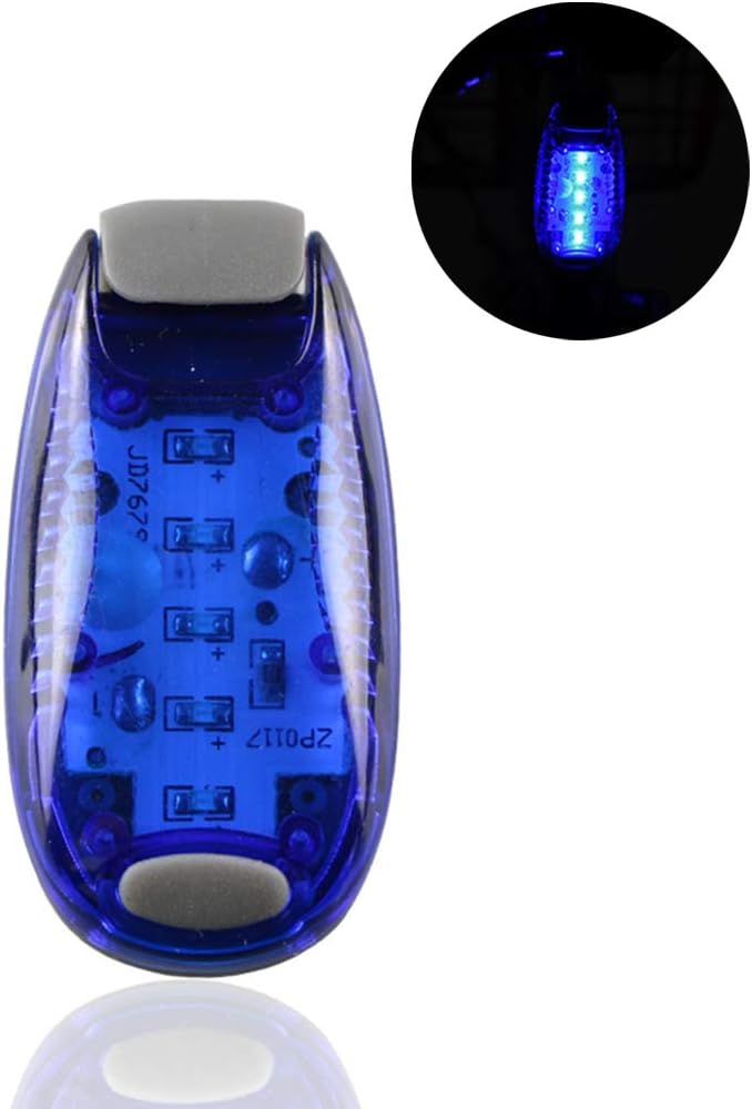 LED Sicherheitslicht, Multifunktions Sicherheit Licht Blinklicht Nachtläufer Bergsteiger Hunde Leuchtanhänger mit Aufkleber für Runners Haustier