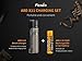 Fenix ARE-X11 18650 Battery Charging Bundle Including 3500mAh Li-ion Battery and EdisonBright Battery Carry case