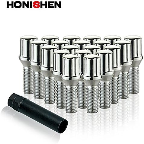 Honishen Spline Wheel Bolt with Key/Chrome/20+1 Pack (14x1.5)
