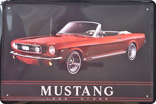 Tin Sign with UC Car 1965 GT289 Advert Design 20 x 30 cm Decorative Metal Sign XVIER5