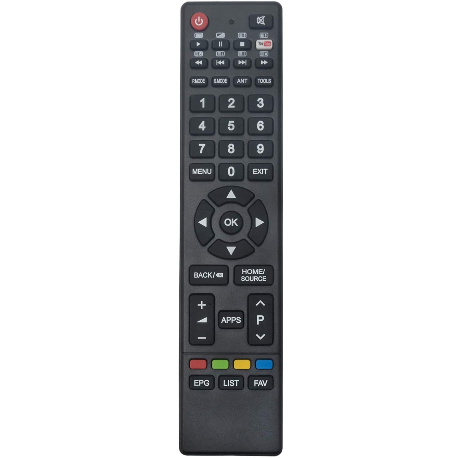 ALLIMITY GCBLTV64AI-D3 GCBLTV64AID3 Remote Control Replace fit for Changhong TV UHD65E6200ISX2 UHD75E7000ISX2 UHD55E6000ISX2 GCBLTV64AI