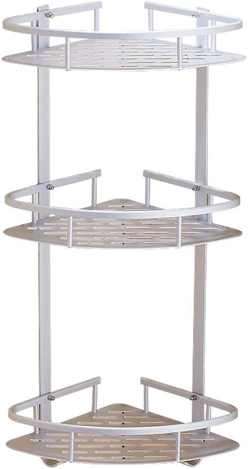 Amazon Com Gx 3 Layer Punch Bathroom Shelf Toilet Toilet Vanity Triangle Shelf Storage Wall Mounted Storage Rack Home Kitchen