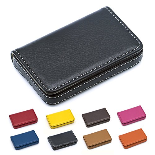image for Padike Business Name Card Holder Luxury PU Leather,Business Name Card 
