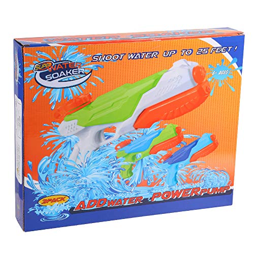 ThinkMax 3 Pack Water Guns, Super Soaker Water Blaster Squirt Guns, Party Favor Toy for Kids and Adults