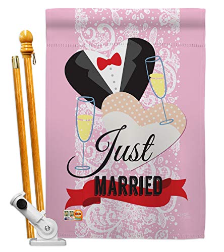 Breeze Decor HS115102-BO Just Married Special Occasion Family Impressions Decor…