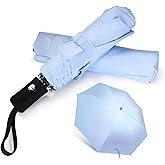 Shinok Travel Umbrella Compact Folding Sun Umbrellas Lighweight Auto Open Close for Women Parasol
