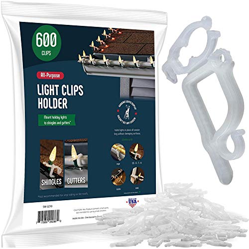 SEWANTA AllPurpose Light Clips Holder Set of 199 Christmas Light