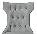 Dorel Living Clairborne Upholstered dining chair, set of 2, Gray
