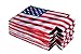 QualityPerfection - Set Of 12 - USA Flag Wind Neoprene Can Cooler Sleeve Collapsible Coolie Economy Bulk Insulation with Stitches Perfect 4 Events,Custom DIY Projects Variety of Colors