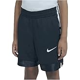 Nike Boy's Elite Stripe Basketball Shorts, Black, Large