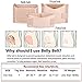 SKST SKSTT 3 in 1 Postpartum Support Recovery Belly Wrap Waist Pelvis Belt Postnatal Shapewear (one size, beige)