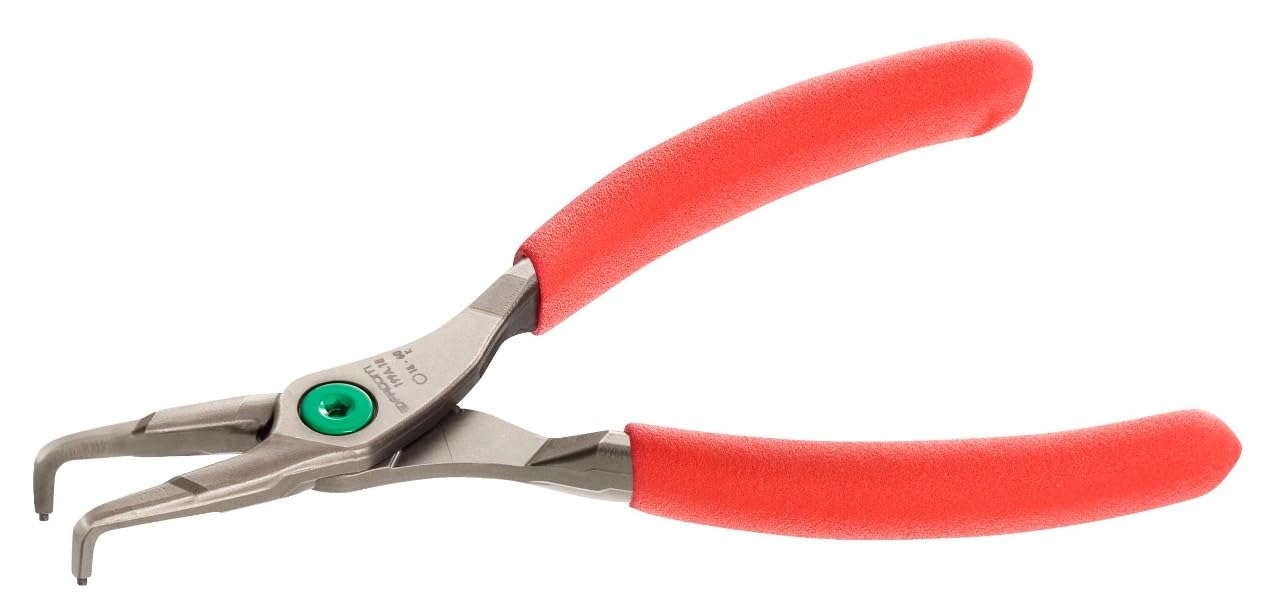 FACOM 199A.9 Series 199A 90 Degree Angled Nose Inside Circlips Plier, 0.9 mm Size