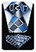 HISDERN Ties for Men Blue Plaid Tie and Pocket Square Set Classic Woven Mens Extra Long Neckties Handkerchief Formal Silk Checkered Necktie for Working or Business