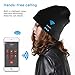 Bluetooth Beanie Hat , HoFire HD Stereo Bluetooth 4.1 Wireless Smart Beanie Headset Musical Knit Headphone Speaker Hat Speakerphone Cap,Built-in Mic (Black)