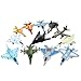 YMCtoys Airplane Toys Set of Die Cast Metal Military Themed Fighter Jets for Kids, Boys or Girls - Great Gift, Party Favors or Cake Toppers