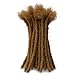 YONNA Human Hair Microlocks Sisterlocks Dreadlocks Extensions 20Locs Full Handmade (Width 0.4cm) 10inch Honey Blonde #27