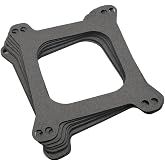 10Pack Holley Carburetor Base Gaskets 1900，Carburetor Mounting Gasket 4 BBL 1/16" Thick Carburetor Gasket for Holley 4150 4160 Edelbrock Quadrajet SBC BBC 265，283，307，327，350，383，400，402，426W，440，455