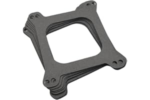 HUGUWDY 10Pack Holley Carburetor Base Gaskets 1900，Carburetor Mounting Gasket 4 BBL 1/16" Thick Carburetor Gasket for Holley 4150 4160 Edelbrock Quadrajet SBC BBC 265，283，307，327，350，383，400，402，426W，440，455