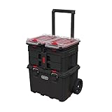 Keter Stack-n-Roll Modular Tools Organizer for