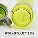 Bonison Sports Bottle Water with Flip Top Lid Leak Proof BPA Free Drinking Water Bottle for Travel Yoga Running Outdoor Cycling and Camping, 14 oz, Green