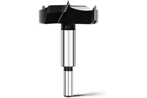 2" | 51mm Forstner Drill Bit,Tungsten Carbide Tipped - for Hard Wood,Soft Wood Woodworking Hinge Cutter Tool Kits for Veneere