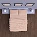 Mezzati Brushed Microfiber Bed Sheet Set - Ultra Soft and Lightweight for Ultimate Sleep Comfort, Wrinkle Free and Color Fade Resistant, 4 Piece Set (Peach,Queen Size)