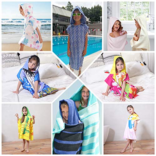 toddler-hooded-beach-bath-towel-mermaid-soft-swim-pool-coverup-poncho