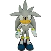 Great Eastern GE-8960 Sonic The Hedgehog Plush - Silver Sonic, 13"