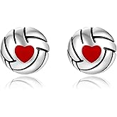 Sterling Silver Baseball Earrings for Women: S925 Hypoallergenic Sport Ball Lovers Stud Earrings Jewelry Gift for Players Sport Lovers Fans
