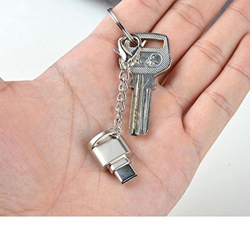 Mchoice Mini Type C Micro SD TF Memory Card Reader OTG Adapter USB 3.1 Portable