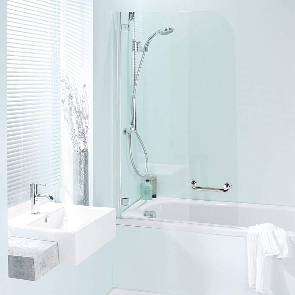 Sumnacon 12 Inch Bath Grab Bar with Anti-Slip Grip, Sturdy Stainless Steel Shower Safety Handle for Bathtub,Toilet, Bathroom,Kitchen,Stairway Handrail,Come with Mounted Screws: Health & Personal Care