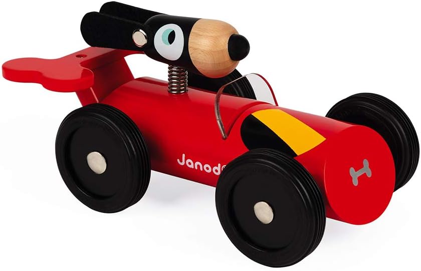 Janod Spirit Car Dan, Red, Medium