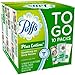 Puffs Plus Lotion Facial Tissues, 10 To Go Packs, 10 Tissues per Pack