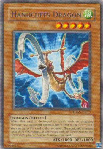 Yu-Gi-Oh! - Handcuffs Dragon (TDGS-EN013) - The Duelist Genesis - Unlimited Edition - Rare