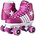 New! 2016 Epic Star Pegasus Indoor Outdoor Classic High-Top Quad Roller Skates w/ 2 Pair of Laces (Purple & White)