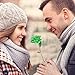 24K Green Rose for Her, Eternal Love Real Gold Plated Rose Flower, Best Present for Wife/Mom/Girlfriend Anniversary, Wedding, Birthday, Graduation (Green)