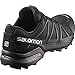 Salomon Men's Speedcross 4 Trail Running Shoes, Black/Black/Black Metallic, 14