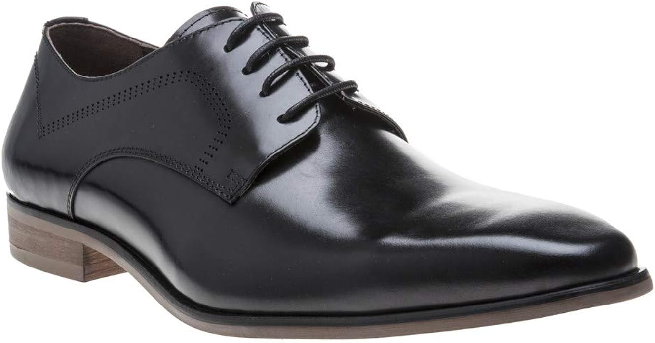 SOLE Mens Raleigh Shoes Black Oxfords