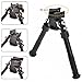 MAPLON Bipod Tactical Rifle Bipod with Standard Picatinny Mount Adapter
