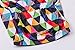 Men's Cycling Jersey Short Sleeve Bike Clothing Multicolored Diamond Size XL