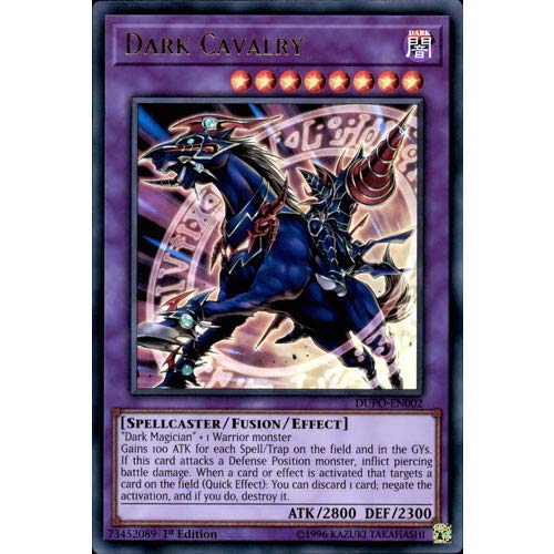 yugioh dark cavalry deck Amazon.com: Yu-Gi-Oh! - Dark Cavalry - DUPO-EN002 - Ultra Rare - 1st  Edition