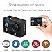 Action Camera, HEIHEI 1080P 4K Ultra HD 2.0 Inch 170 Degree Ultra-Wide Angle Lens Waterproof Wireless Sports Camera Diving Cam DV Camcorder Kit with 20 Accessories