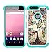 Google Pixel Case,LEEGU [Drop Protection][Shock Absorption] Dual Layer Heavy Duty Protective Silicone Plastic Cover rugged Armor Case for Google Pixel - Love Tree