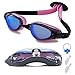 Swim Goggles, LIADO Professional high quality Swimming Goggles, Waterproof Goggles, anti-UV Goggles, Suitable for swim Goggles adult Children and men, ladies, comfortable and perfect goggles (pink)